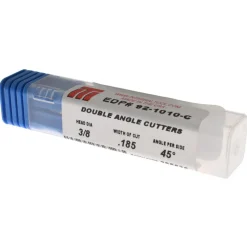 Double-Angle Cutters: Connection Type: Shank; Cutter Material: Solid Carbide; Included Angle: 90.00; Cutter Diameter (Decimal Inch): 0.3750