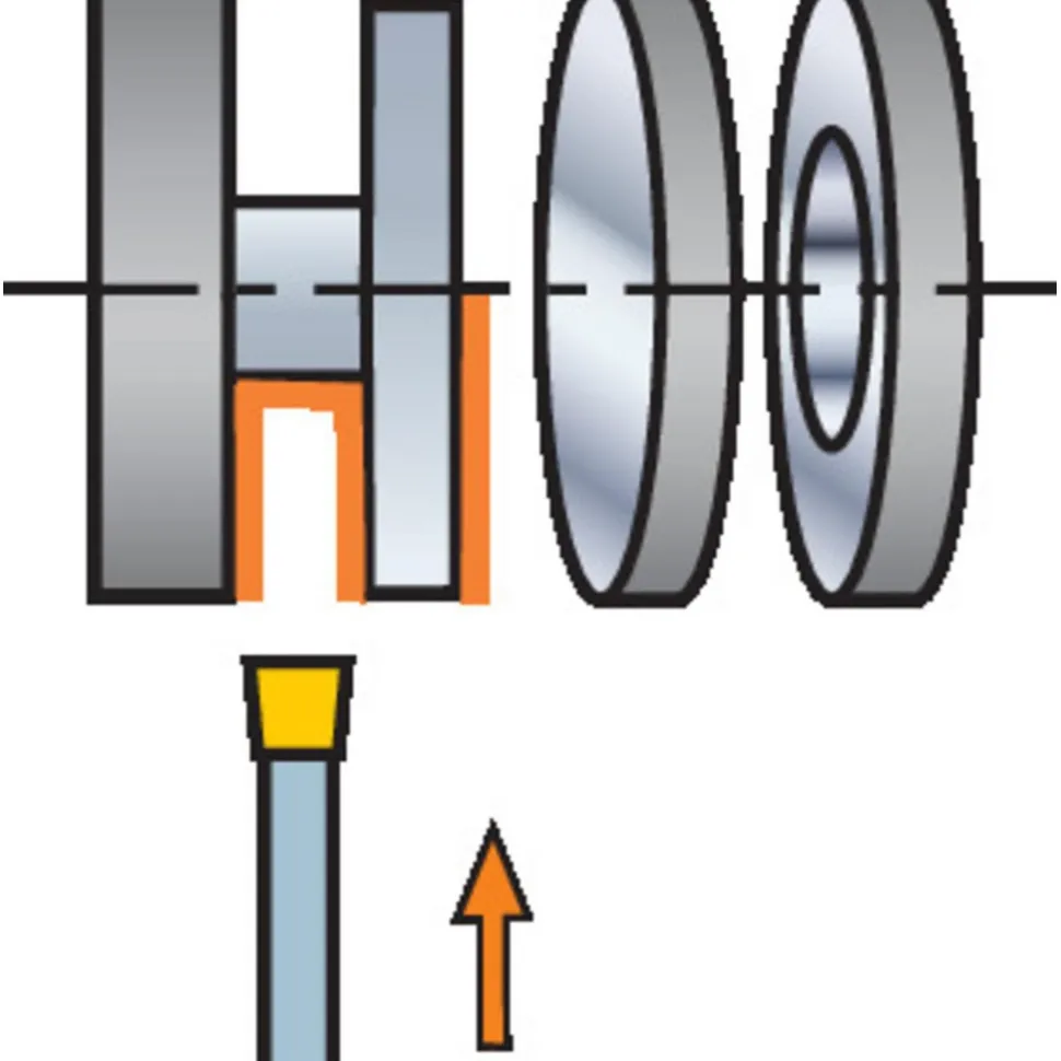 Double End Neutral Indexable Cutoff Blade