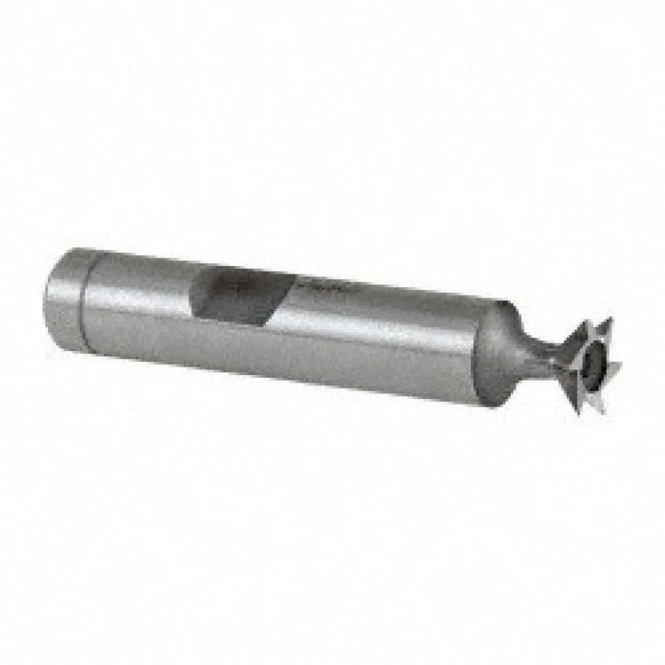 Dovetail Cutter: 45 °, 3/8" Cut Dia, 1/8" Cut Width, Cobalt