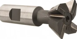 Dovetail Cutter: 60 °, 1-1/2" Cut Dia, 5/8" Cut Width, Carbide Tipped