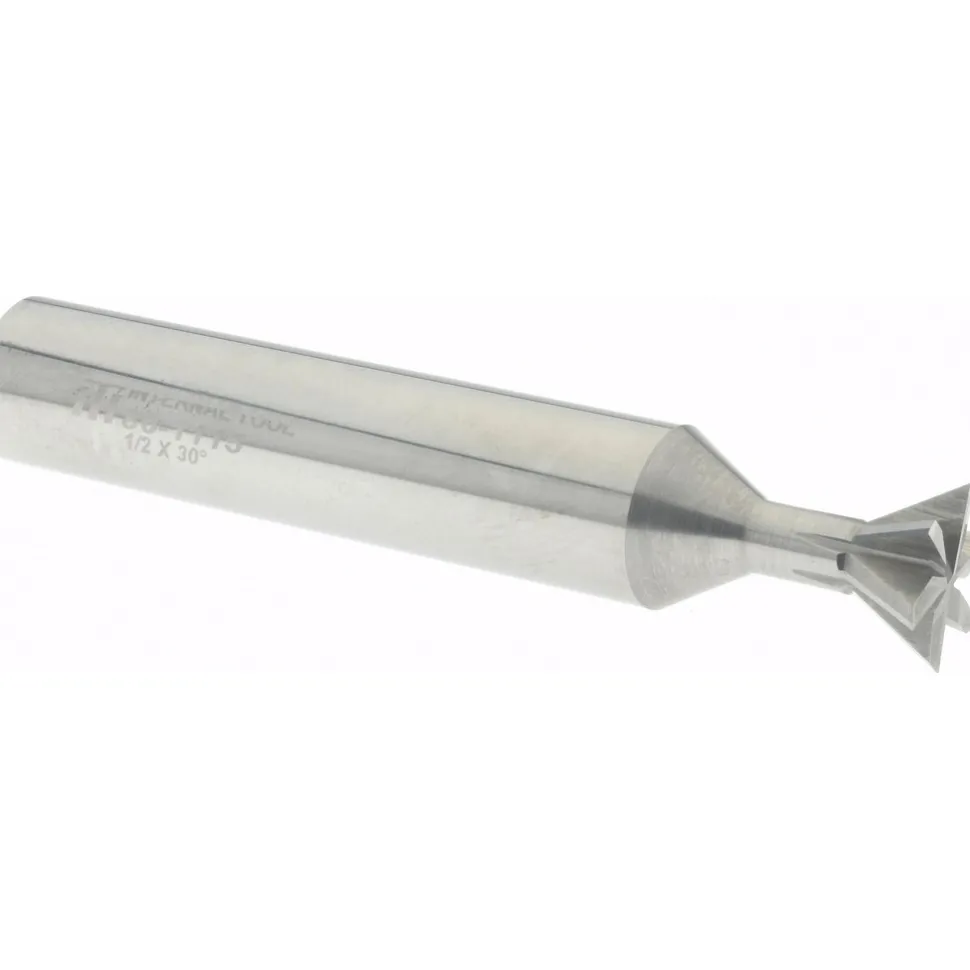 Dovetail Cutter: 60 °, 1/4" Cut Width, Solid Carbide