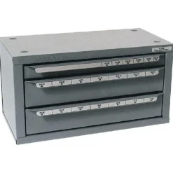 3 Drawer, M3x0.50 to M18x2.50 Tap Storage