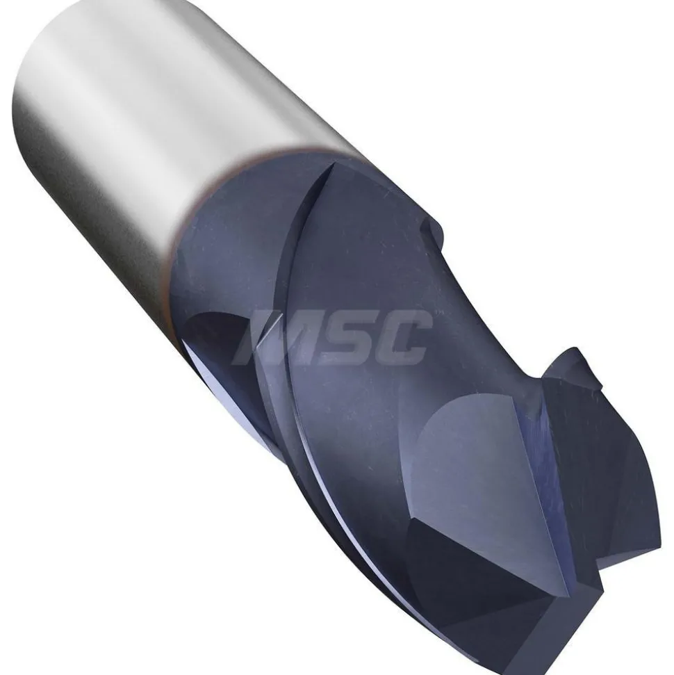 Drill Mill: 3/16" Dia, 5/8" LOC, 2 Flutes, 90 ° Point, Solid Carbide
