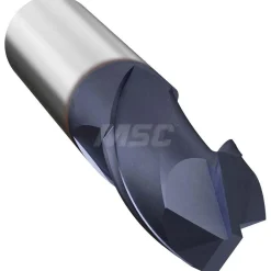 Drill Mill: 3/8" Dia, 1" LOC, 2 Flutes, 90 ° Point, Solid Carbide