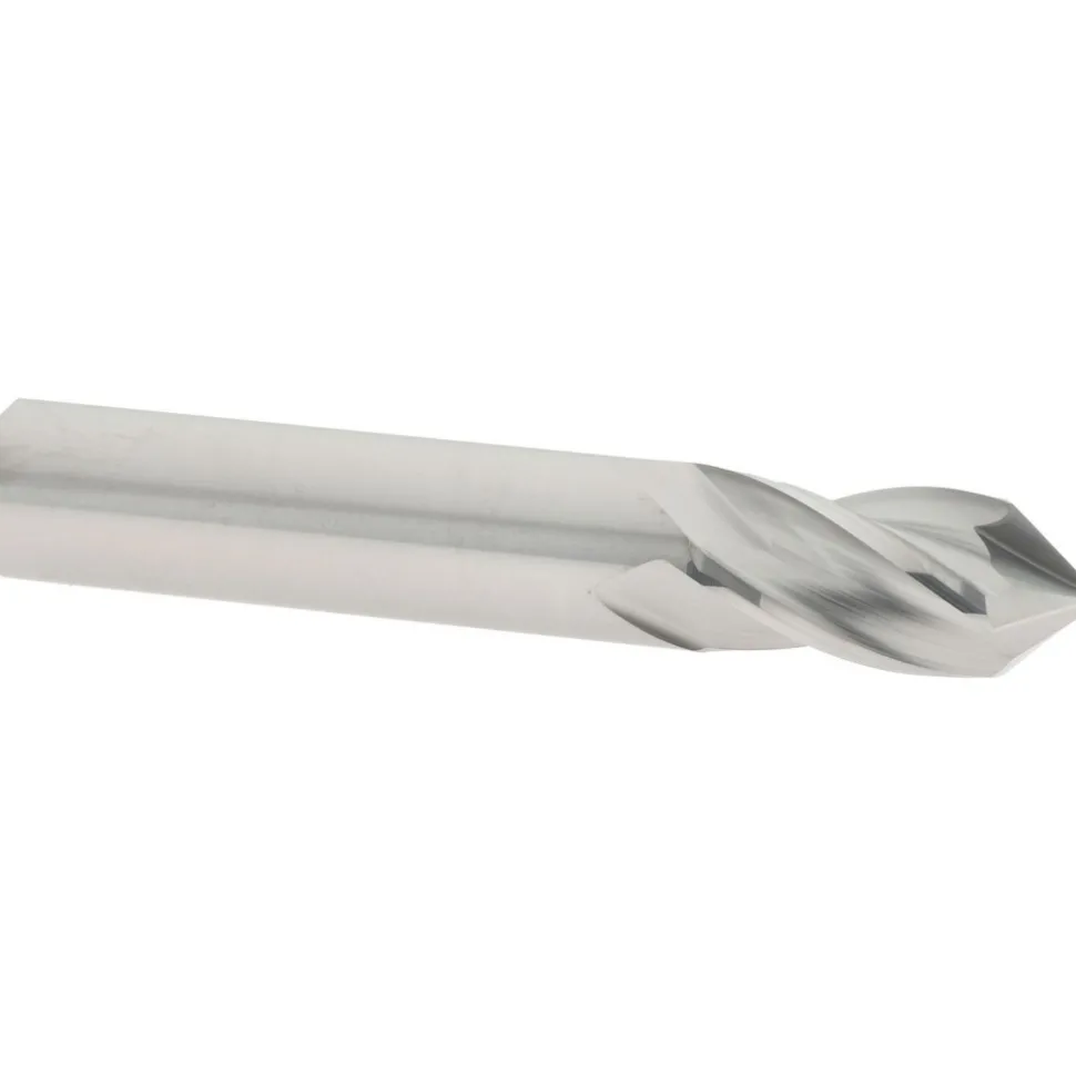 Drill Mill: 1/2" Dia, 1" LOC, 4 Flutes, 90 ° Point, Solid Carbide