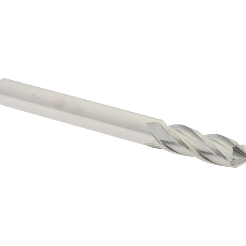 Drill Mill: 1/4" Dia, 3/4" LOC, 4 Flutes, 90 ° Point, Solid Carbide
