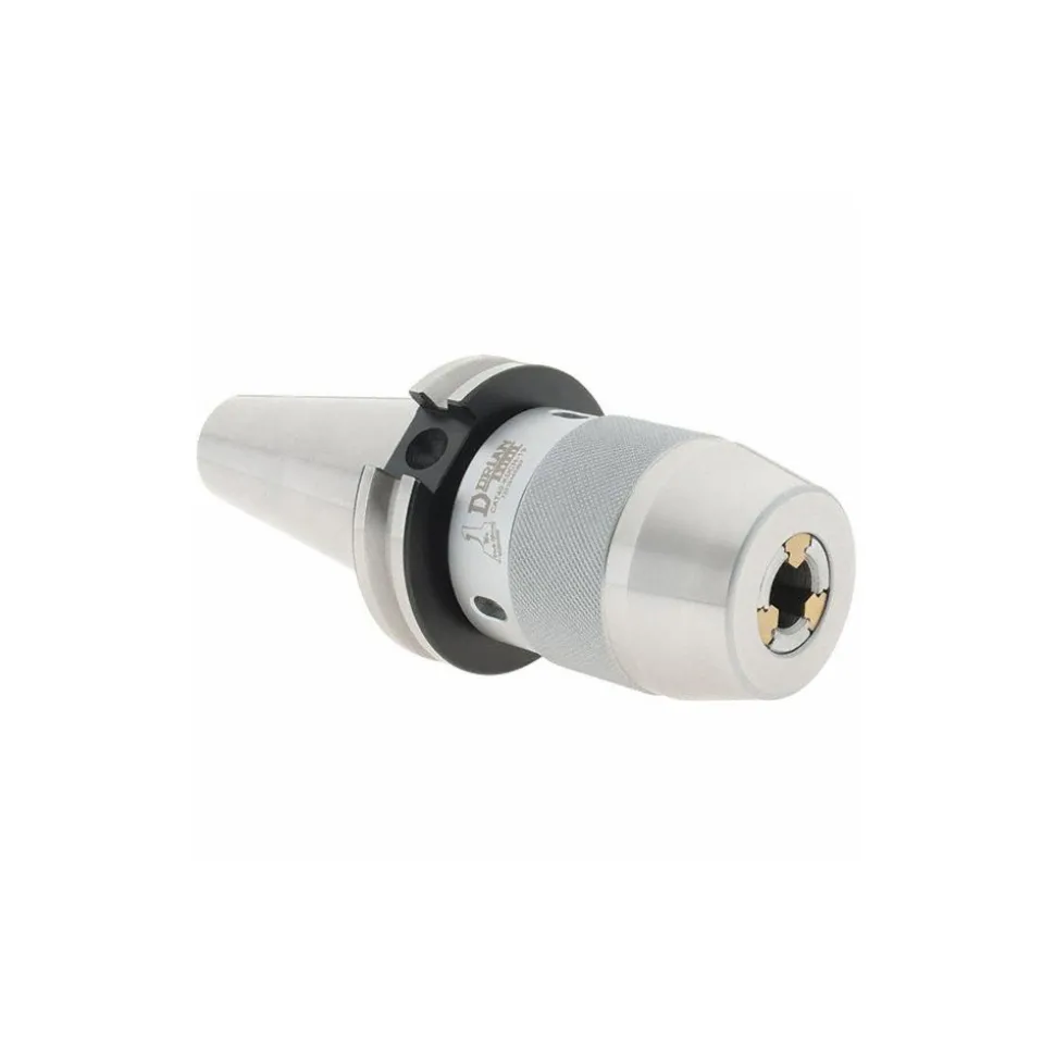 Drill Chuck: 1/2" Capacity, Integral Shank Mount, CAT40
