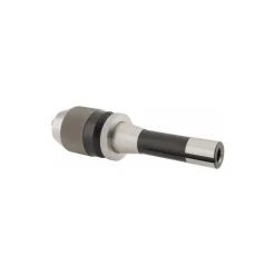 Drill Chuck: 1/32 to 1/2" Capacity, Integral Shank Mount, R8