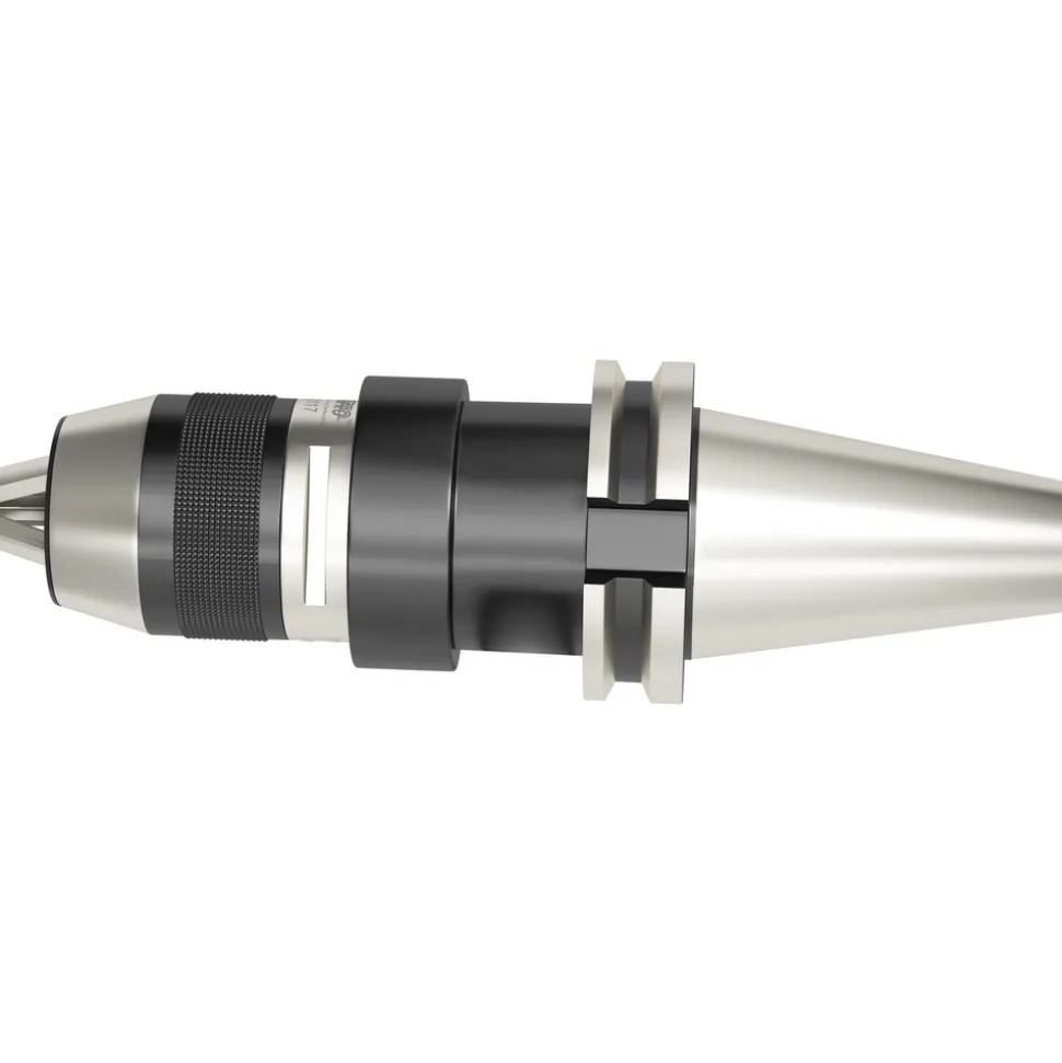 Drill Chuck: 1/32 to 1/2" Capacity, Integral Shank Mount, CAT40