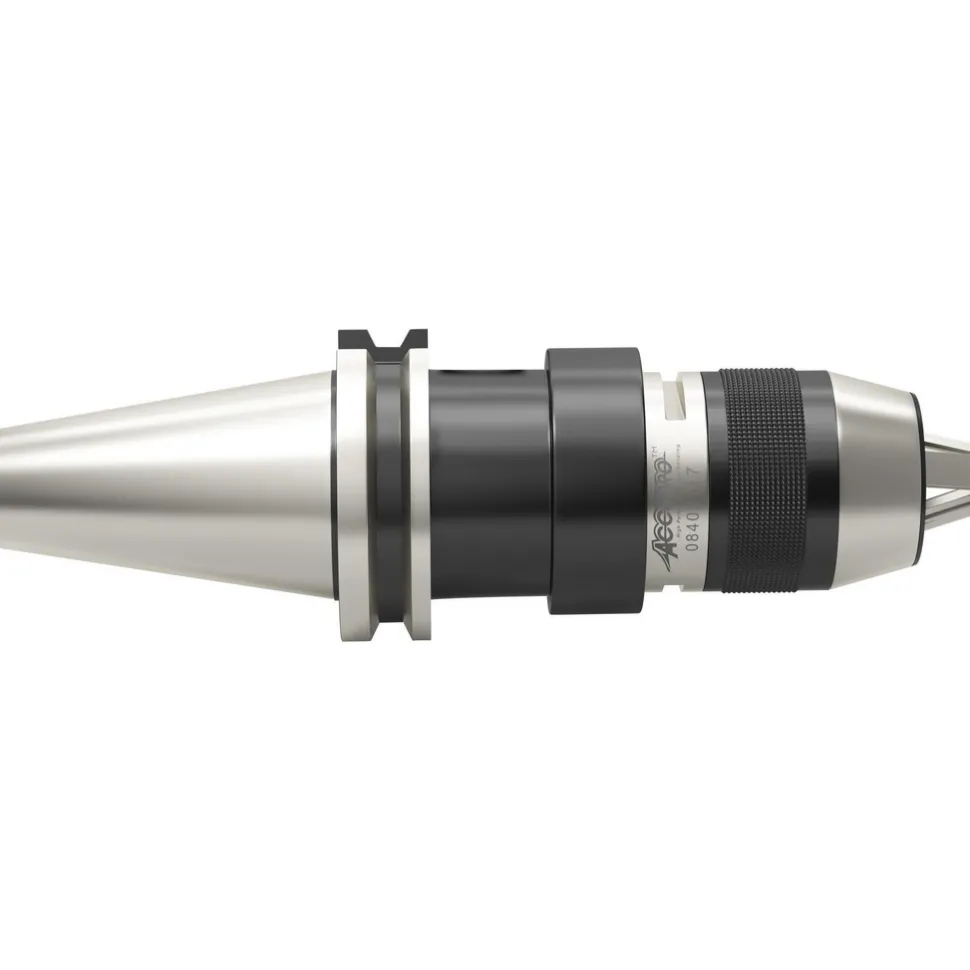 Drill Chuck: 1/32 to 1/2" Capacity, Integral Shank Mount, CAT40