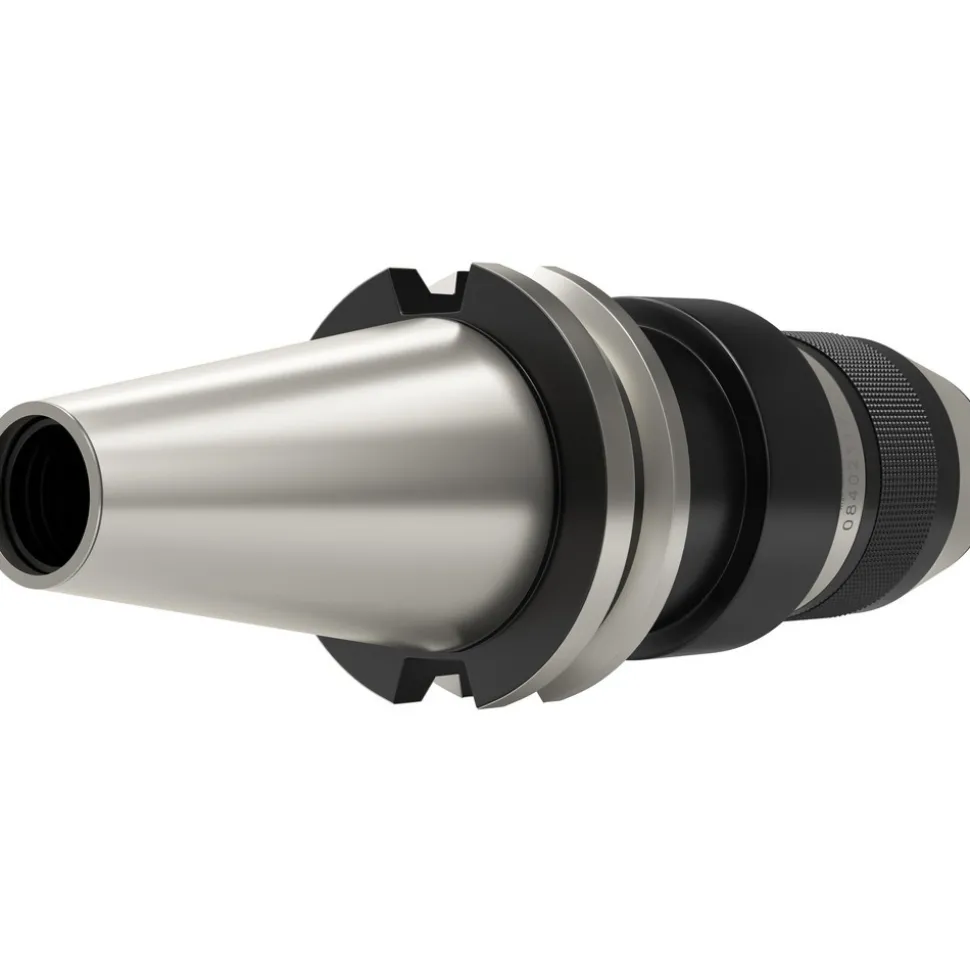 Drill Chuck: 1/32 to 1/2" Capacity, Integral Shank Mount, CAT40