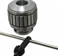 Drill Chuck: 3/8 to 1" Capacity, Tapered Mount, JT5