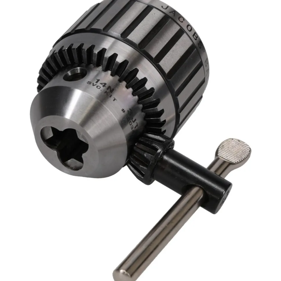 Drill Chuck: 0 to 1/2" Capacity, Tapered Mount, JT3