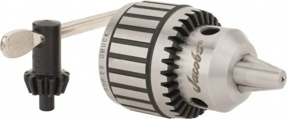 Drill Chuck: 1/8 to 5/8" Capacity, Tapered Mount, JT3