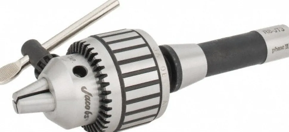 Drill Chuck: 0 to 1/2" Capacity, Tapered Mount, JT3