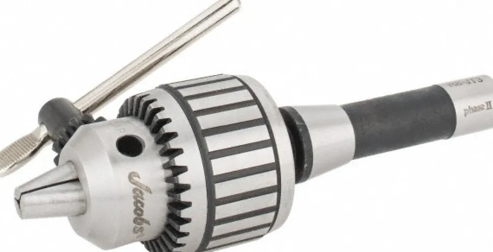 Drill Chuck: 1/8 to 5/8" Capacity, Tapered Mount, JT3