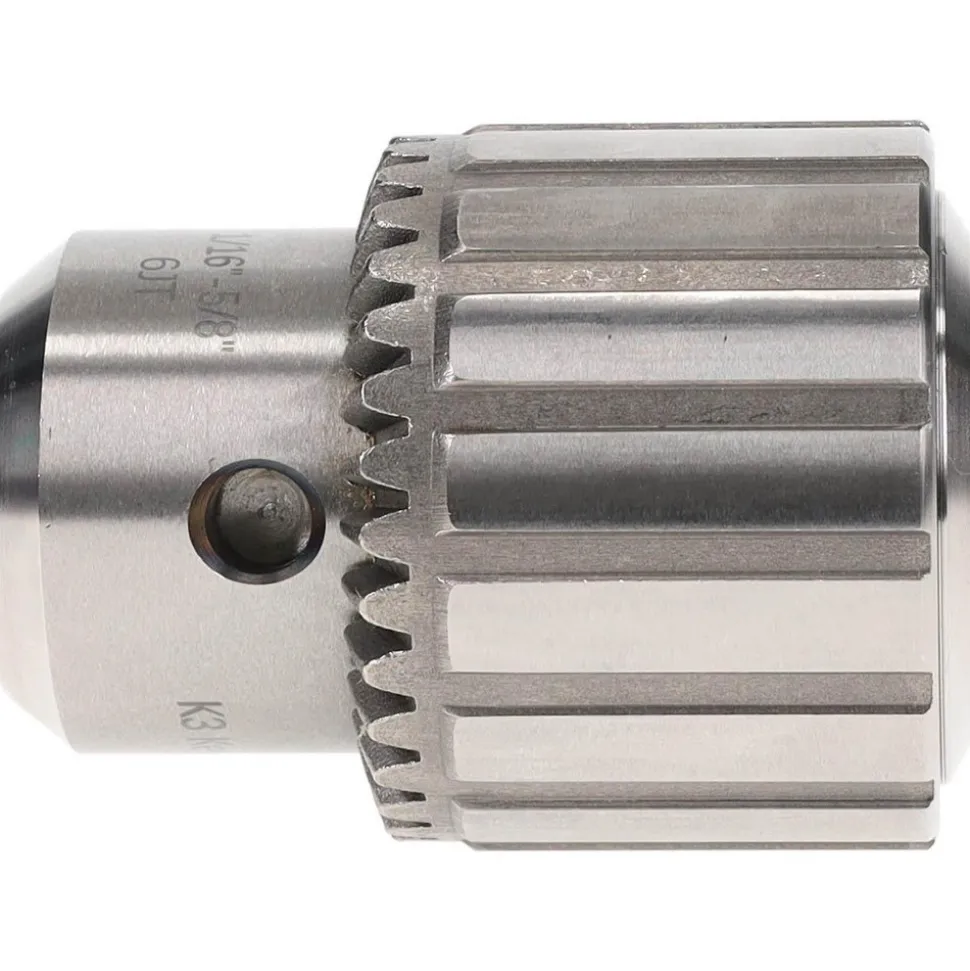 Drill Chuck: 1/32 to 5/8" Capacity, Tapered Mount, JT6