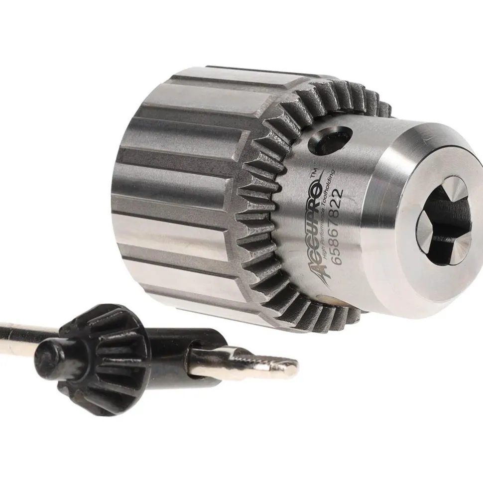 Drill Chuck: 1/32 to 5/8" Capacity, Tapered Mount, JT6