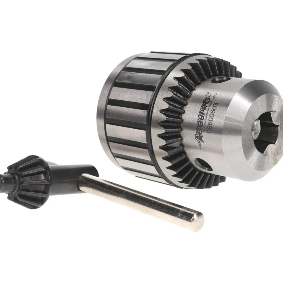 Drill Chuck: 3/64 to 3/4" Capacity, Tapered Mount, JT4