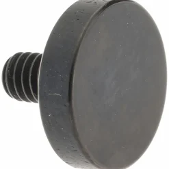Drop Indicator Flat Button Contact Points: #4-48 Thread, 0.0940" Point Length, Black Oxide Steel