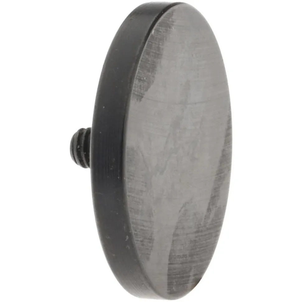 Drop Indicator Flat Button Contact Points: #4-48 Thread, 0.0940" Point Length, Black Oxide Steel