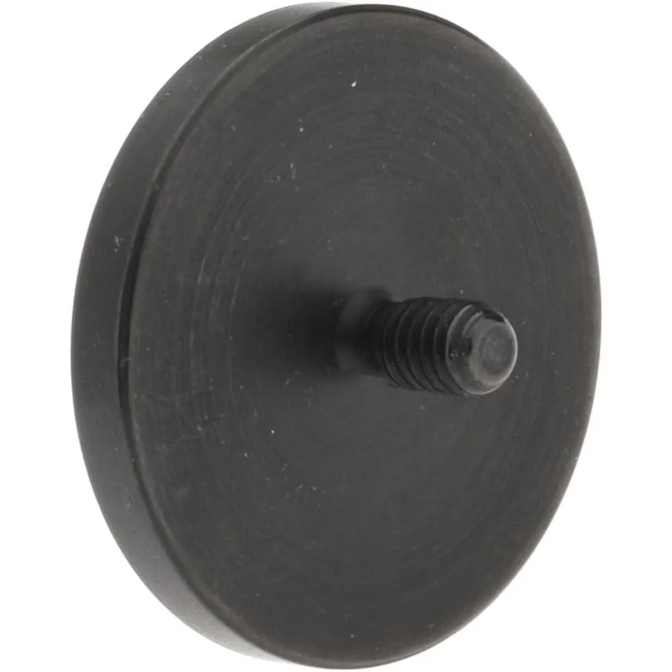 Drop Indicator Flat Button Contact Points: #4-48 Thread, 0.0940" Point Length, Black Oxide Steel