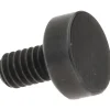 Drop Indicator Flat Button Contact Points: #4-48 Thread, 0.0940" Point Length, Black Oxide Steel