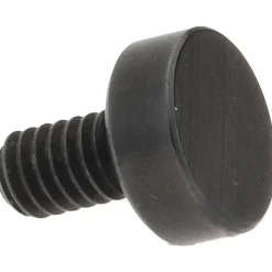 Drop Indicator Flat Button Contact Points: #4-48 Thread, 0.0940" Point Length, Black Oxide Steel