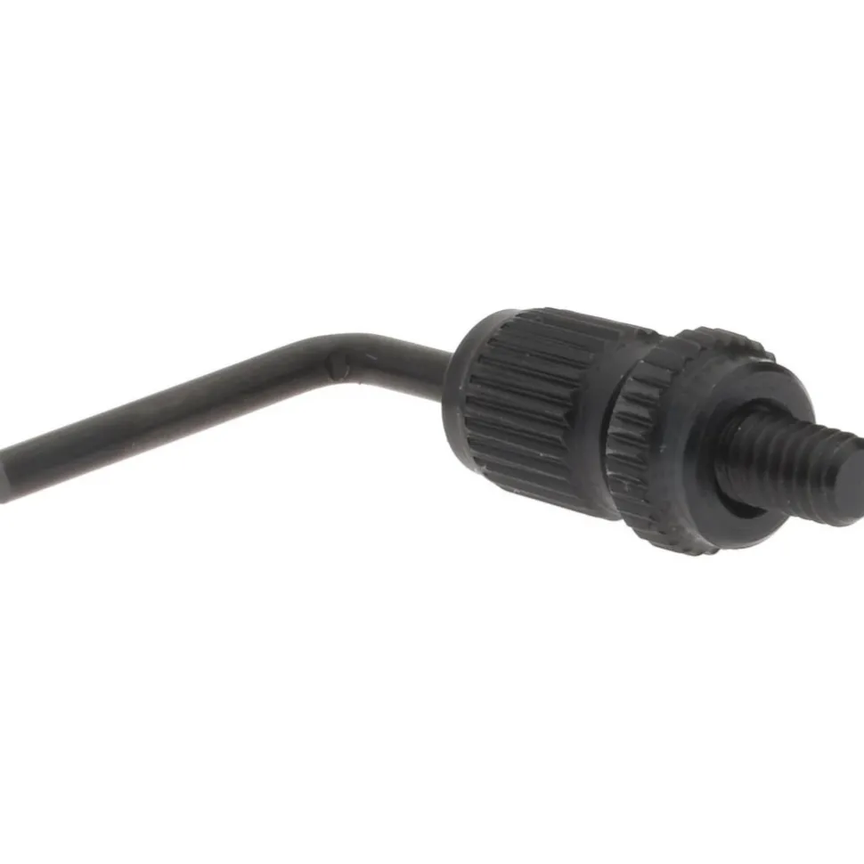 Drop Indicator Offset Flat Needle Contact Points: #4-48 Thread, 0.0600" Dia, 1.0000" Point Length, Black Oxide Steel