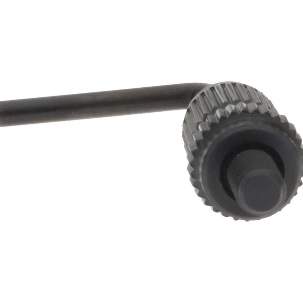 Drop Indicator Offset Flat Needle Contact Points: #4-48 Thread, 0.0600" Dia, 1.0000" Point Length, Black Oxide Steel