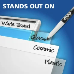 Dry Erase Markers & Accessories: Color: Blue; Tip Type: Fine; Marker Cap: Capped