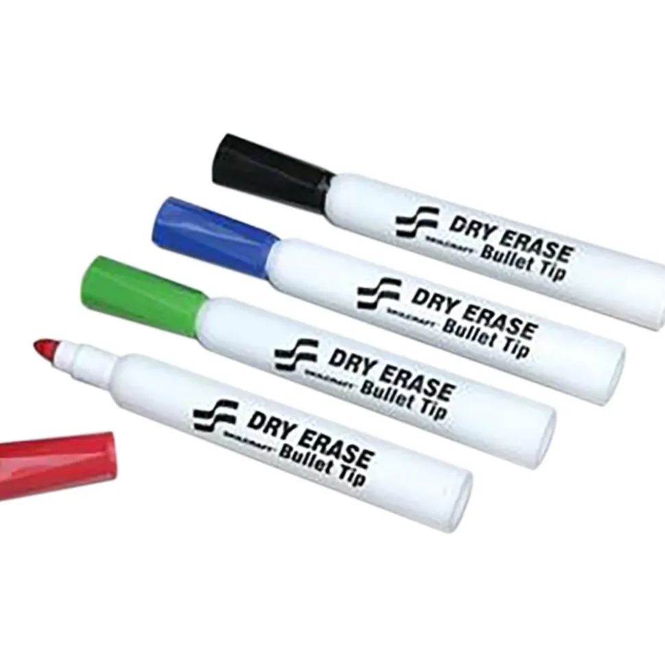 Dry Erase Markers & Accessories: Color: Red, Blue, Black, Green; For Use With: Dry Erase Boards