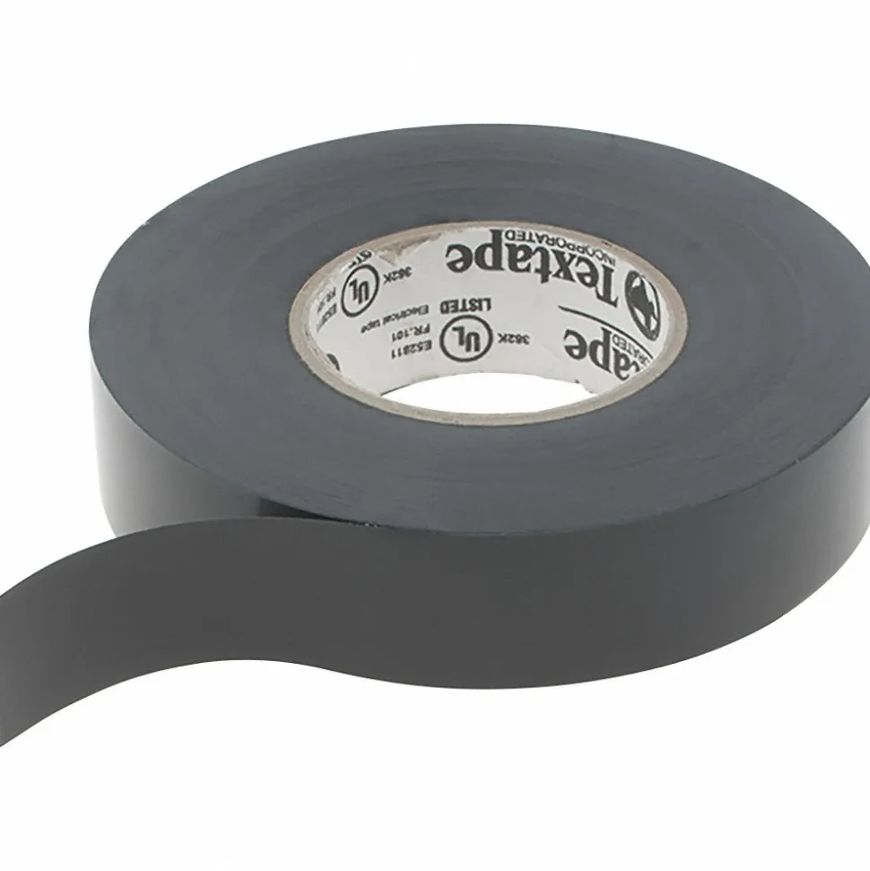 Electrical Tape: 3/4" Wide, 66' Long, Black