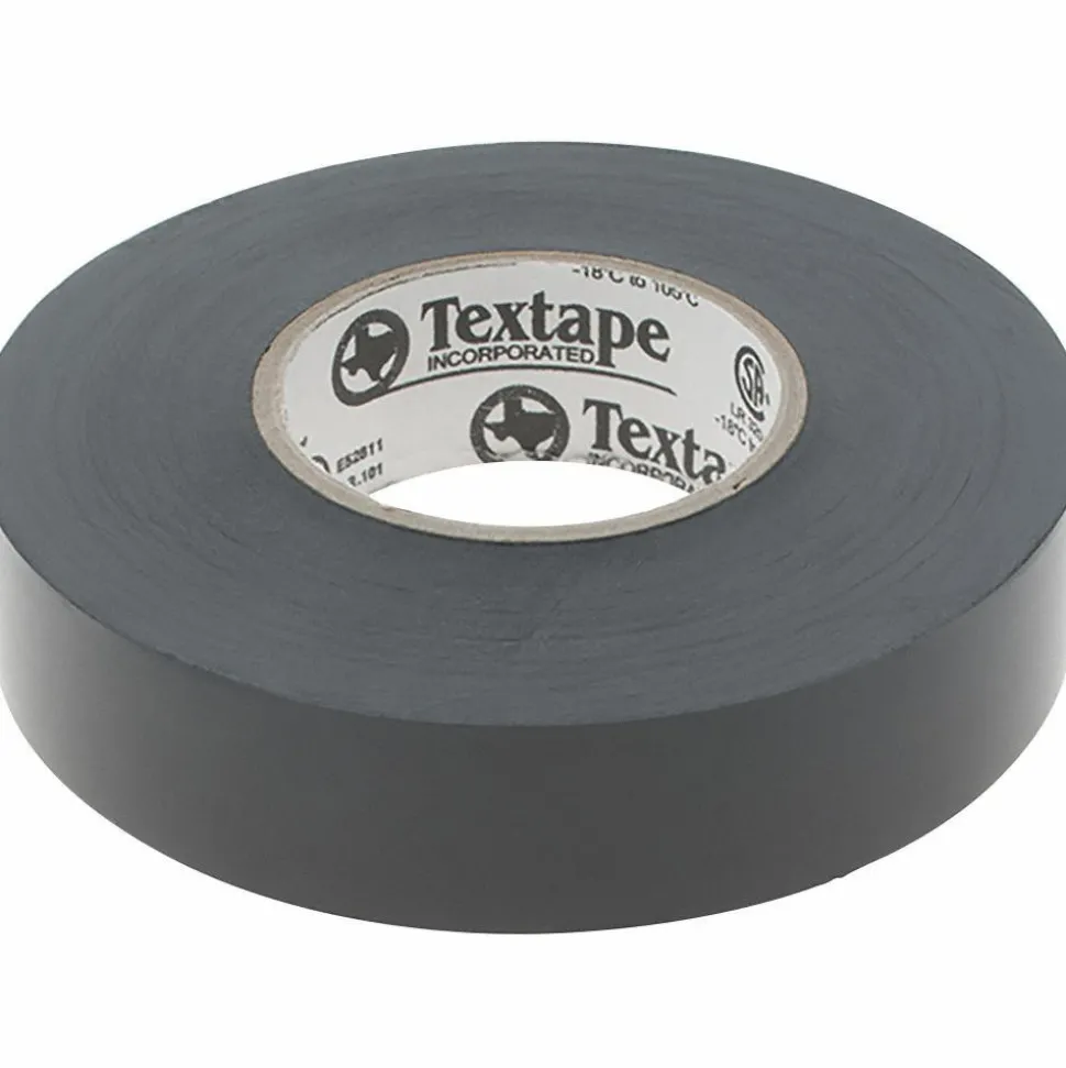Electrical Tape: 3/4" Wide, 66' Long, Black