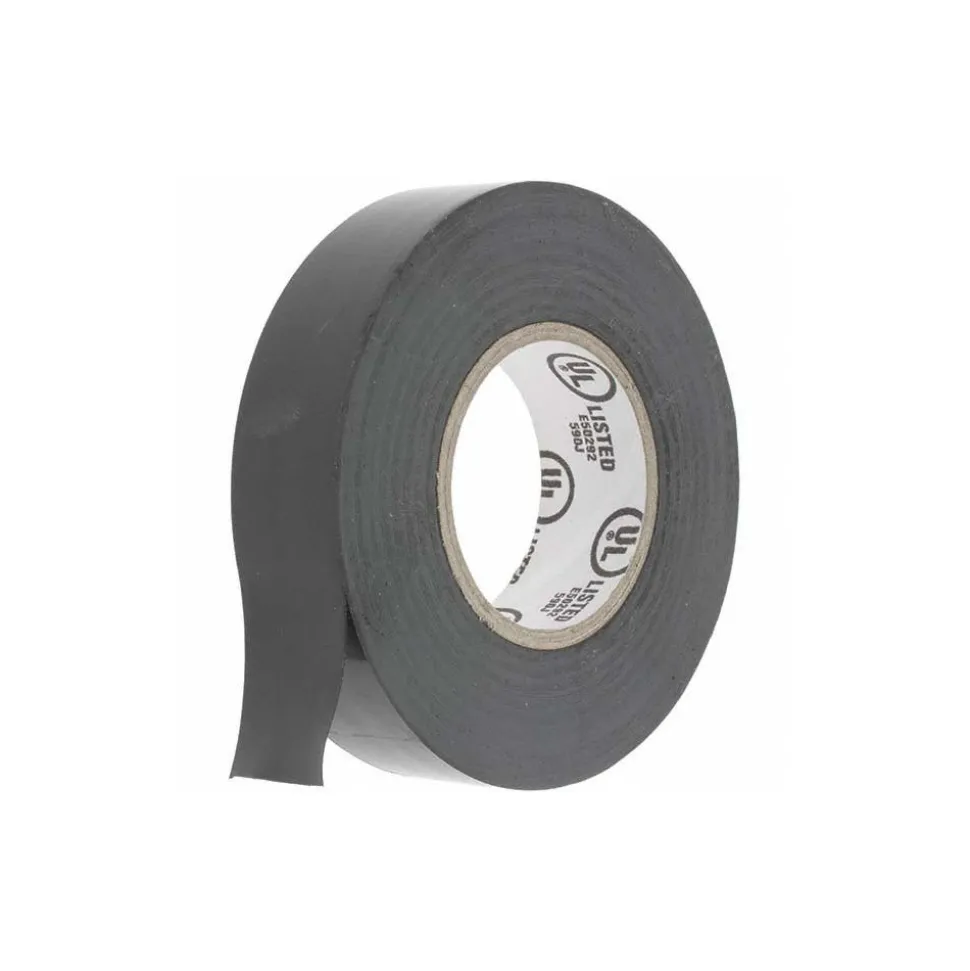 Electrical Tape: 3/4" Wide, 66' Long, Black