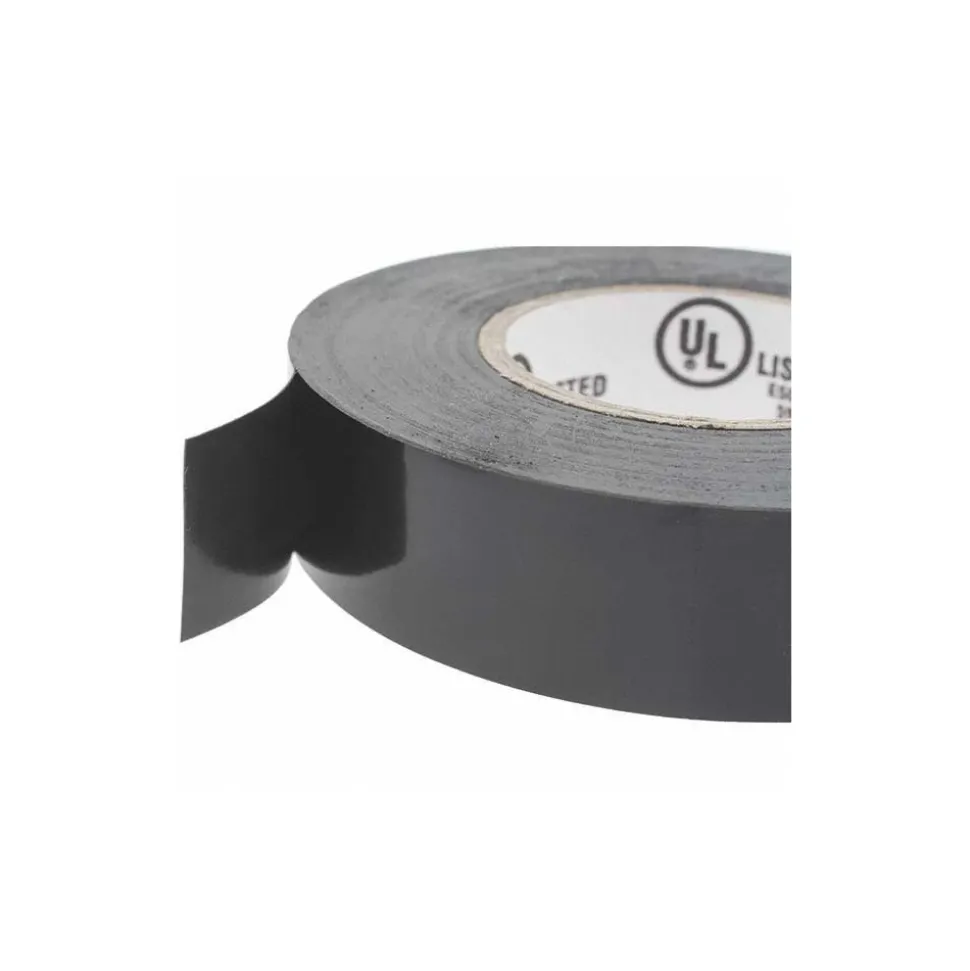 Electrical Tape: 3/4" Wide, 66' Long, Black