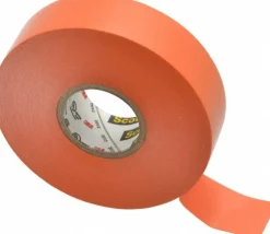 Electrical Tape: 3/4" Wide, 66' Long, 7 mil Thick, Orange