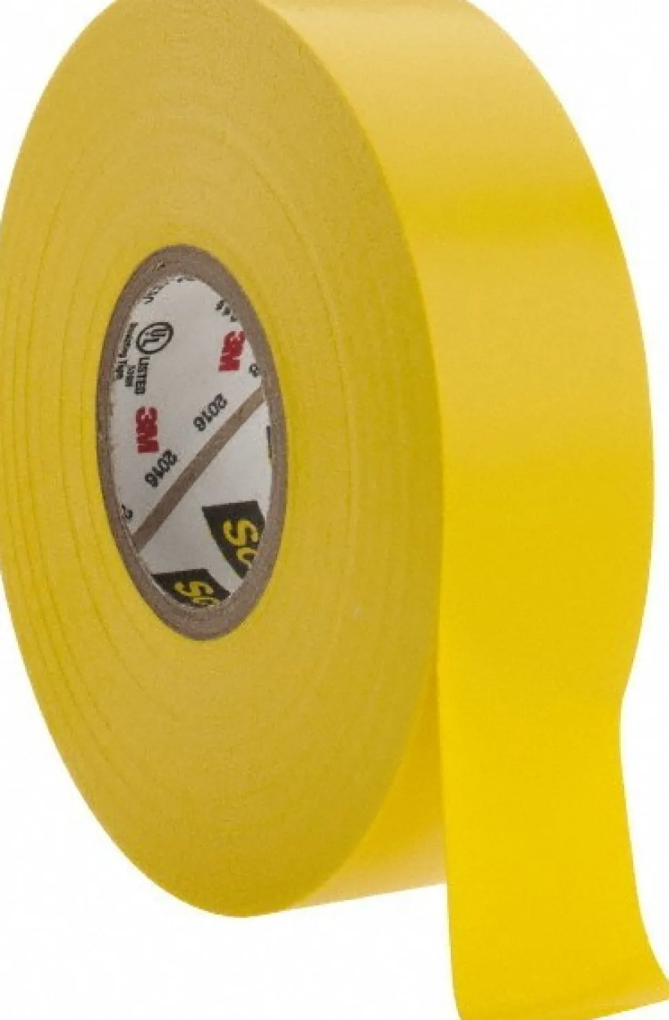 Electrical Tape: 3/4" Wide, 66' Long, 7 mil Thick, Yellow