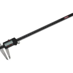 Electronic Caliper: 300.00 mm, 12", 0.0100 mm, 0.0005" Resolution, +/-0.03 mm, +/-0.0010" Accuracy, Stainless Steel