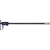 Electronic Caliper: 600.00 mm, 24", 0.01 mm, 0.0005" Resolution, +/-0.05 mm, +/-0.0020" Accuracy, Calibrated, Data Output, Stainless Steel