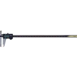 Electronic Caliper: 600.00 mm, 24", 0.01 mm, 0.0005" Resolution, +/-0.05 mm, +/-0.0020" Accuracy, Calibrated, Data Output, Stainless Steel