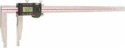 Electronic Caliper: 600.00 mm, 24", 0.0100 mm, 0.0005" Resolution, +/-0.03 mm, +/-0.0030" Accuracy, Calibrated, Data Output, Stainless Steel