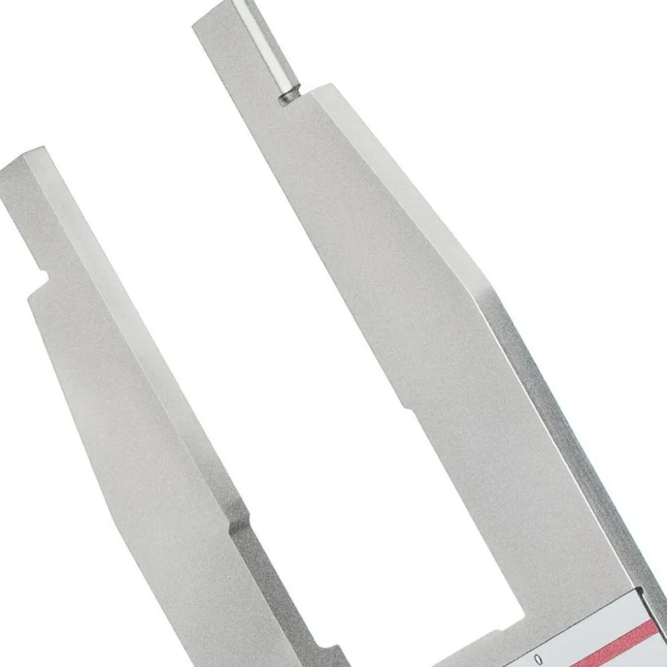Electronic Caliper: 600.00 mm, 24", 0.0100 mm, 0.0005" Resolution, +/-0.03 mm, +/-0.0030" Accuracy, Calibrated, Data Output, Stainless Steel