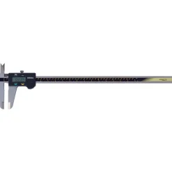 Electronic Caliper: 450.00 mm, 18", 0.01 mm, 0.0005" Resolution, +/-0.05 mm, +/-0.0020" Accuracy, Data Output, Stainless Steel