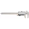 Electronic Caliper: 150.00 mm, 6", 0.0100 mm, 0.0005" Resolution, +/-0.02 mm, +/-0.0010" Accuracy, Data Output, Stainless Steel