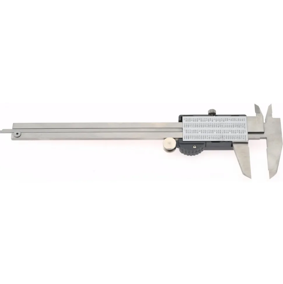 Electronic Caliper: 150.00 mm, 6", 0.0100 mm, 0.0005" Resolution, +/-0.02 mm, +/-0.0010" Accuracy, Data Output, Stainless Steel