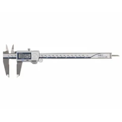 Electronic Caliper: 300.00 mm, 12", 0.01 mm, 0.0005" Resolution, +/-0.03 mm, +/-0.0015" Accuracy, Calibrated, Stainless Steel
