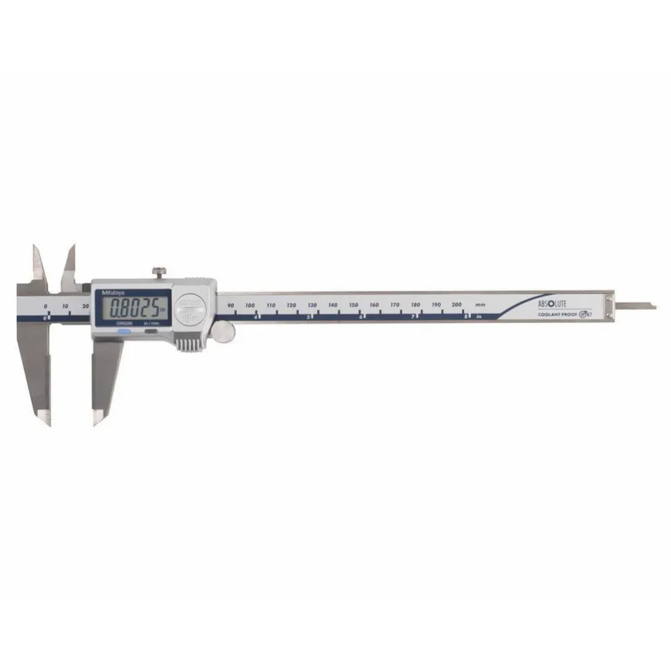 Electronic Caliper: 300.00 mm, 12", 0.01 mm, 0.0005" Resolution, +/-0.03 mm, +/-0.0015" Accuracy, Calibrated, Stainless Steel