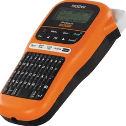 Electronic Label Makers: Power Source: (6) AAA Batteries, 9V DC 1.6A AC Adapter Auto Ranging Power Supply