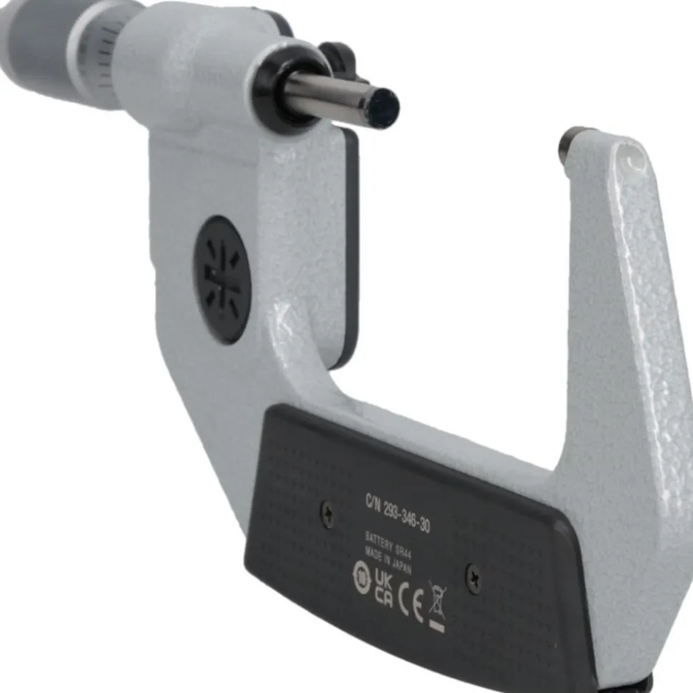 Electronic Outside Micrometer: 50.80 mm to 3", Solid Carbide Face, IP65